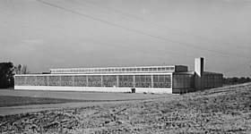 Newly built cooperative factory. (photo: Russell Lee)