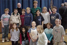 Gov. Whitman with RPS 5th grade